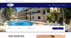 Desktop Screenshot of hotelrinconreal.com