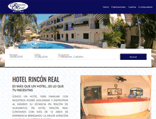Tablet Screenshot of hotelrinconreal.com